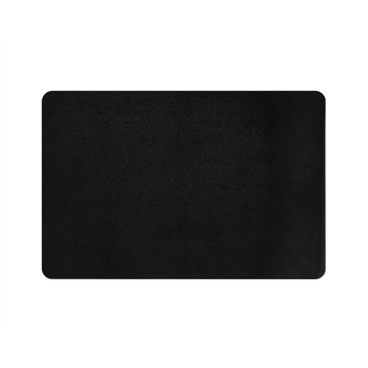 This image shows the rubber back of the dog bowl mat, as it sits against a white background. 