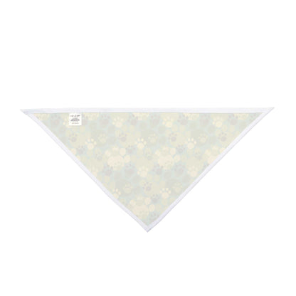 On a white background, the back of the bandana is displayed to show that it has no print on it.